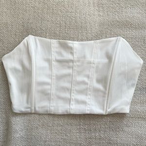 Size 4 white corset top
